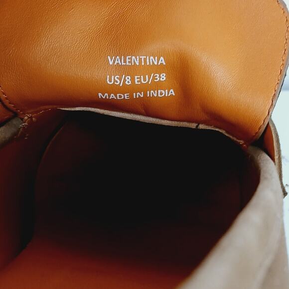 SaintG SZ 38 (US 8) VALENTINA TAUPE SUEDE LEATHER HANDCRAFTED SHOES - Picture 9 of 9